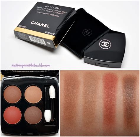 chanel les 4 ombres 268 candeur et expérience|Chanel Candeur et Experience (268) Eyeshadow Quad Review .